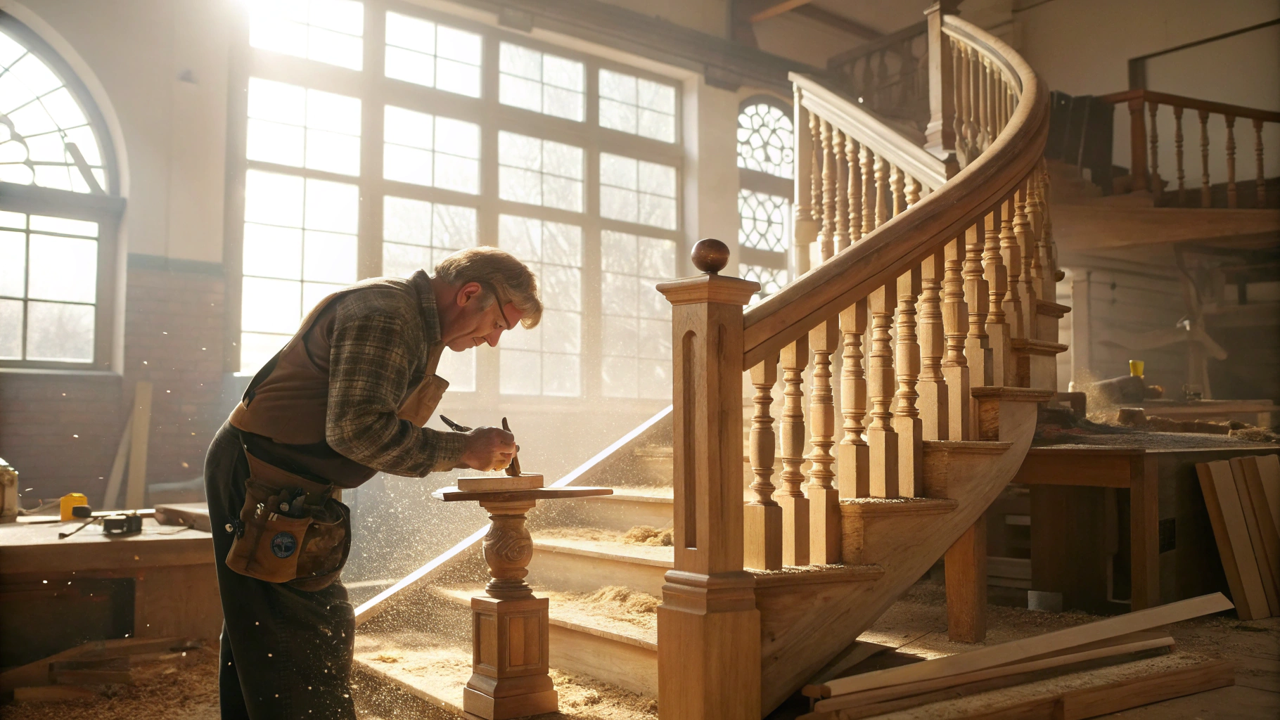 delai-fabrication-escalier-chene