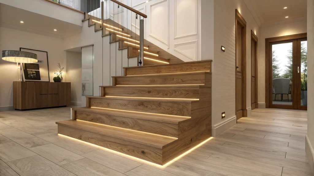 eclairage-escalier-chene