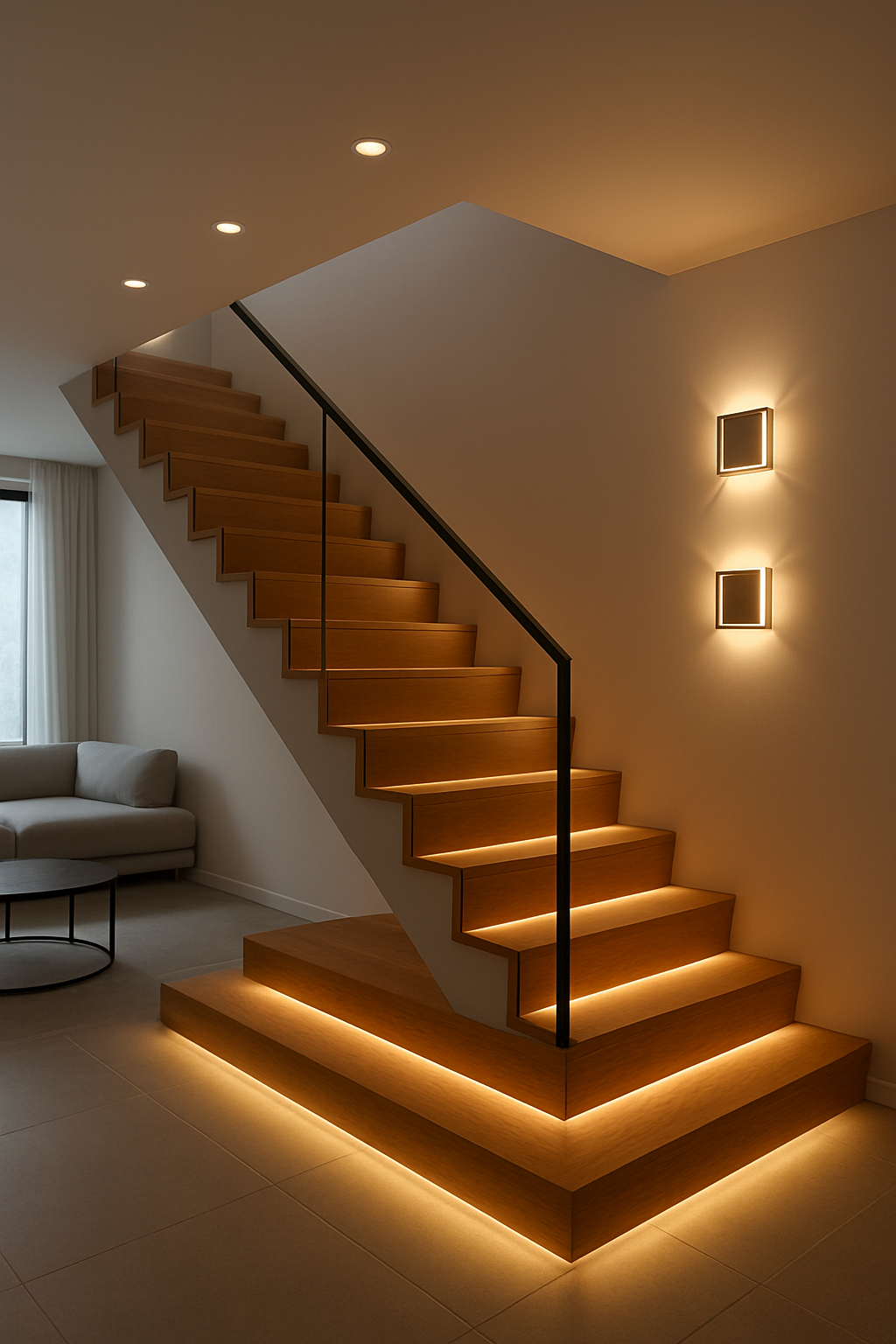 eclairage-escalier-chene